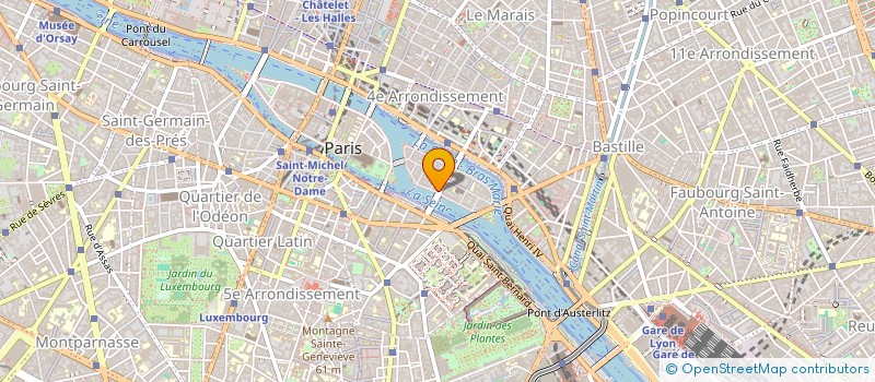 localisation de l'entreprise SYND.COPR. 4 QU. D ORLEANS 75004 PARIS  PARIS