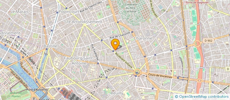 localisation de l'entreprise SYND.COPR. 4 R ALEXANDRE DUMAS P 11 REP  PARIS