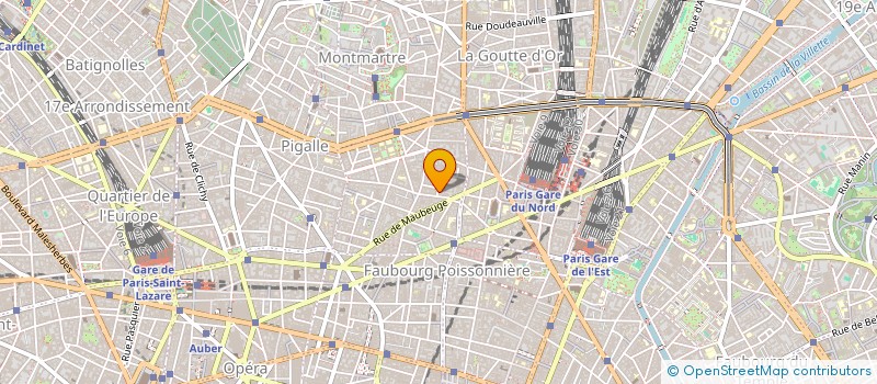 localisation de l'entreprise SYND COPR 4 R LENTONNET 75PARIS9  PARIS