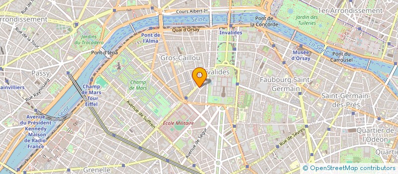 localisation de l'entreprise SYND.COPR. 4 RUE BEATRIX DUSSANE 75015 P  PARIS