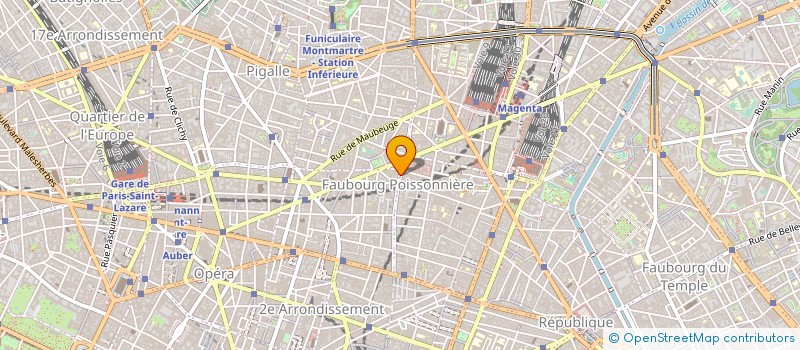 localisation de l'entreprise SYND.COPR. 4 RUE CHERUBINI 75002 PARIS R  PARIS