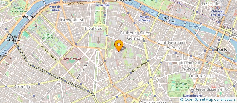 localisation de l'entreprise SYND.COPR. 4 RUE DE CHANALEILLES 75007 P  PARIS