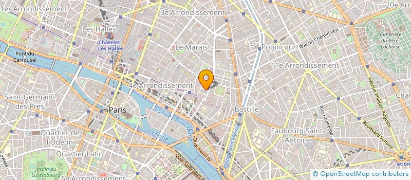 localisation de l'entreprise SYND.COPR. 4 RUE DE JARENTE     75004 PA  PARIS