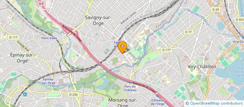 localisation de l'entreprise SYND.COPR. 4 RUE DE MORSANG 91 SAVIGNY à SAVIGNY-SUR-ORGE