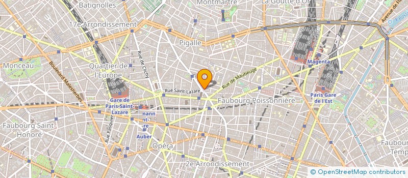 localisation de l'entreprise SYND.COPR. 4 RUE DES MARTYRS    75009 PA  PARIS