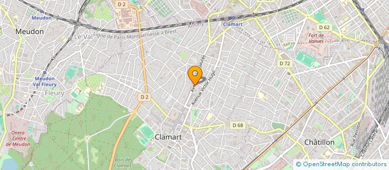 localisation de l'entreprise SYND.COPR. 4 RUE DIDEROT VANVES 9 à CLAMART