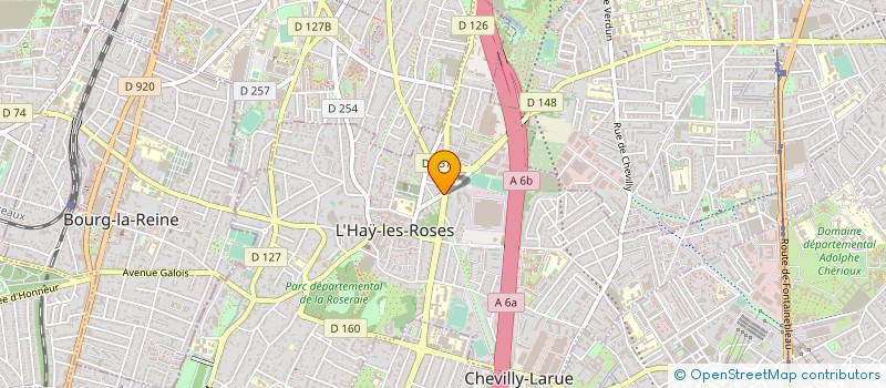localisation de l'entreprise SYND.COPR. 4 RUE DU PDT FRANKLIN ROOSEVE à L'HAY-LES-ROSES
