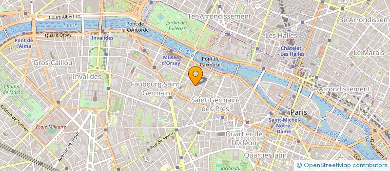 localisation de l'entreprise SYND.COPR. 4 RUE DU PRE AUX     CLERCS 7  PARIS