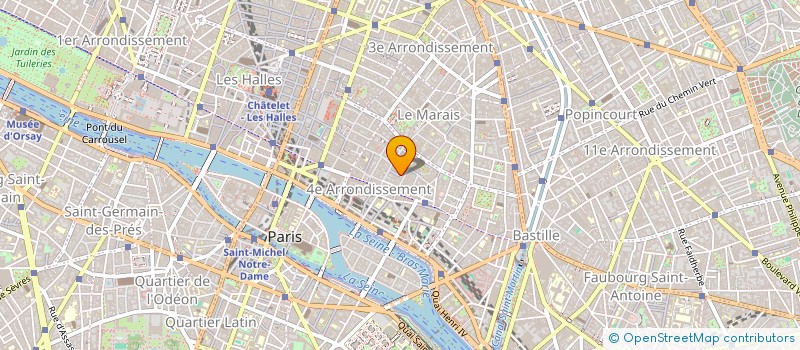 localisation de l'entreprise SYND.COPR. 4 RUE DU TRESOR 75004 PARIS R  PARIS