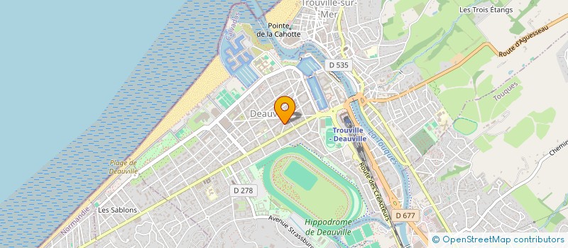 localisation de l'entreprise SYND.COPR. 4 RUE GEORGES VILLE  75016  P  DEAUVILLE