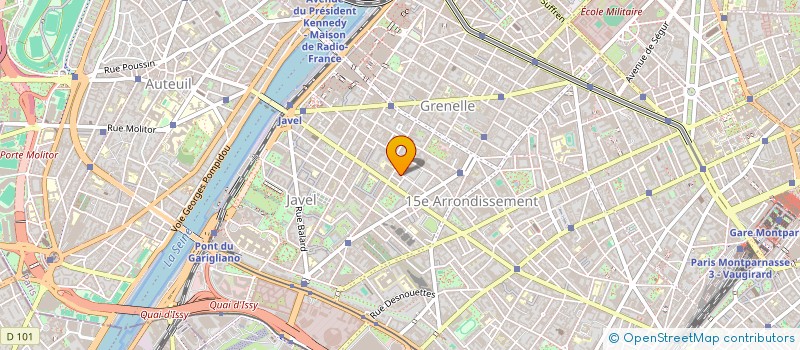 localisation de l'entreprise SYND.COPR. 4 RUE OSCAR ROTY PARIS 15 REP  PARIS