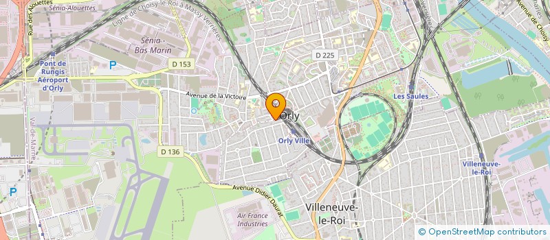 localisation de l'entreprise SYND.COPR. 4 RUE PARMENTIER 94  NOGENT S  ORLY