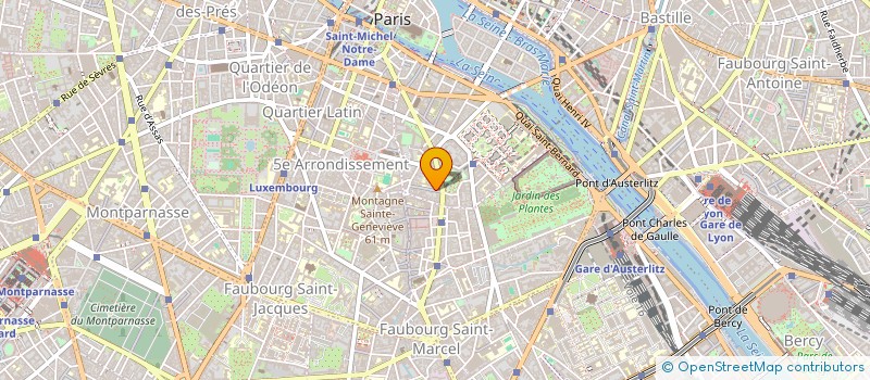 localisation de l'entreprise SYND COPR 4 RUE ROLLIN 75005    PARIS RE  PARIS