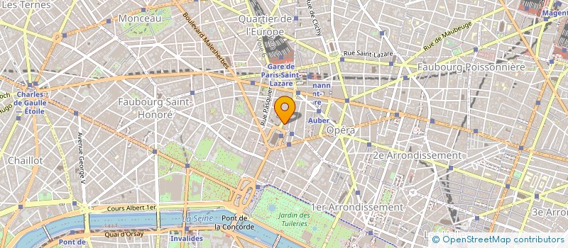 localisation de l'entreprise SYND.COPR. 4 RUE TRONCHET 75008 PARIS RE  PARIS
