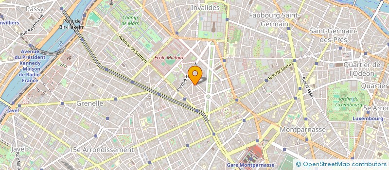 localisation de l'entreprise SYND.COPR. 40 AV DE SAXE 75007  PARIS RE  PARIS