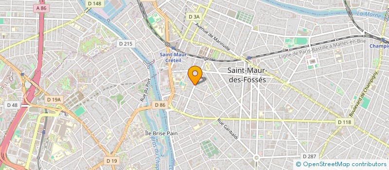 localisation de l'entreprise SYND.COPR. 40 RUE BOURDIGNON à SAINT-MAUR-DES-FOSSES