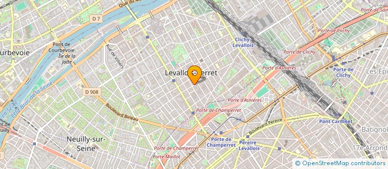 localisation de l'entreprise SYND.COPR. 40 RUE CARNOT LEVALLOI à LEVALLOIS-PERRET