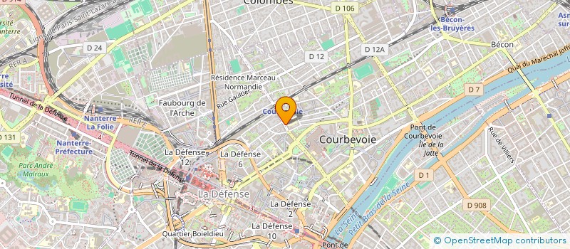 localisation de l'entreprise SYND COPR 40 RUE DE BEZONS 92400 COURBEVOIE à COURBEVOIE