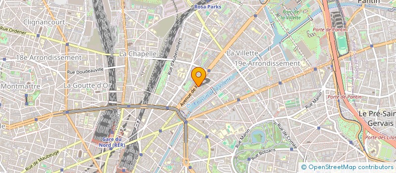 localisation de l'entreprise SYND.COPR. 40 RUE DE FLANDRE    75019 PA  PARIS