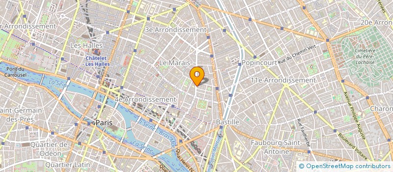 localisation de l'entreprise SYND.COPR.  40 RUE DE TURENNE   75003 PA  PARIS