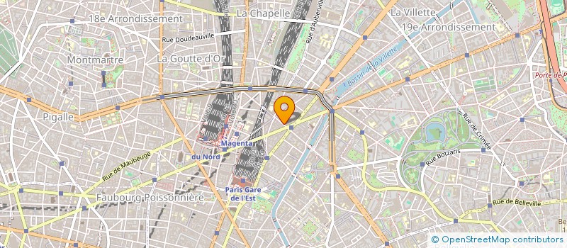 localisation de l'entreprise SYND.COPR. 40 RUE LOUIS BLANC  PARIS