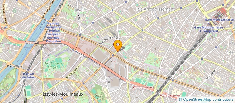 localisation de l'entreprise SYND COPR 401 RUE DE VAUGIRARD  PARIS