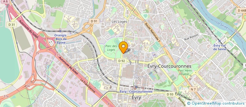localisation de l'entreprise SYND.COPR. 405 SQU. DU DRAGON   91 EVRY  EVRY-COURCOURONNES