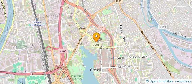 localisation de l'entreprise SYND.COPR. 41 43 RUE DE LA LIBERTE 94 CH  CRETEIL