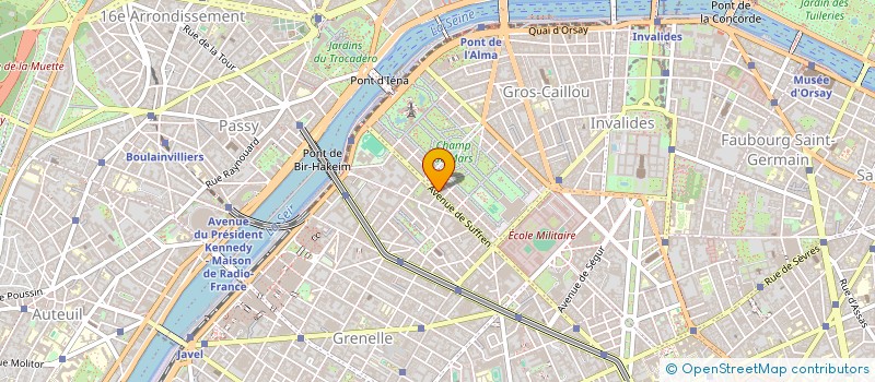 localisation de l'entreprise SYND COPR 41 AV DE SUFFREN PARIS 15 REP  PARIS