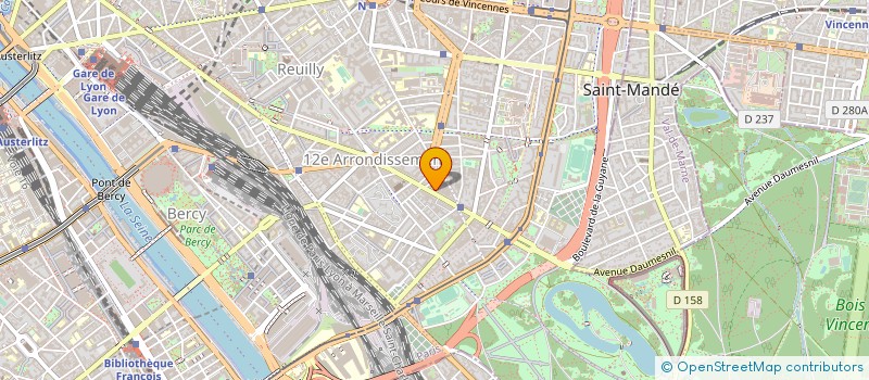 localisation de l'entreprise SYND.COPR. 41 AV DU GENERAL     MICHEL B  PARIS