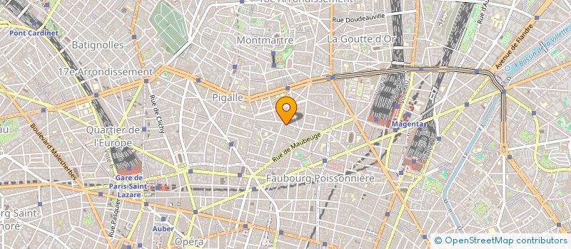 localisation de l'entreprise SYND.COPR. 41 B RUE CONDORCET   PARIS 9  PARIS