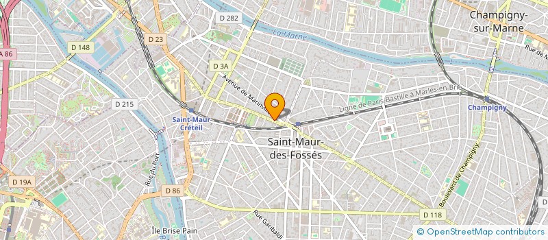 localisation de l'entreprise SYND.COPR. 41 BIS AV DE LA      REPUBLIQ à SAINT-MAUR-DES-FOSSES