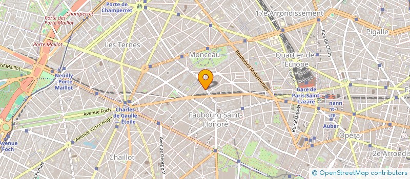 localisation de l'entreprise SYND COPR 41 R COURCELLES PARIS 8  PARIS