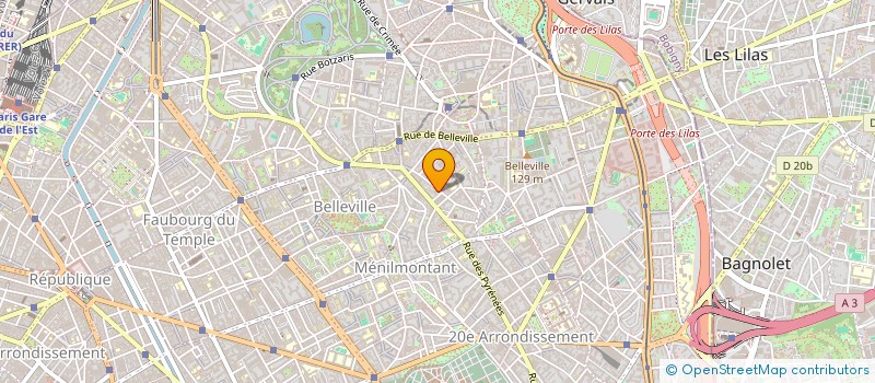 localisation de l'entreprise SYND.COPR. 41 RUE DES RIGOLES   75020 PA  PARIS