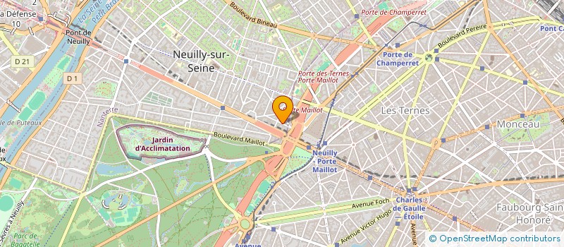 localisation de l'entreprise SYND.COPR. 41 RUE JACQUES DULUD 92 NEUI à NEUILLY-SUR-SEINE