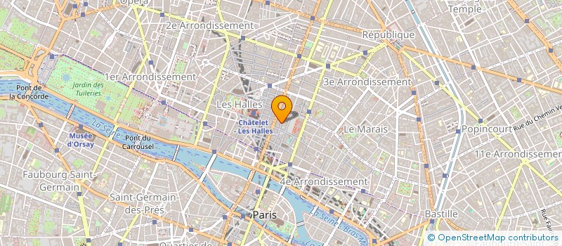 localisation de l'entreprise SYND COPR 41 RUE QUINCAMPOIX 75004 PARIS  PARIS