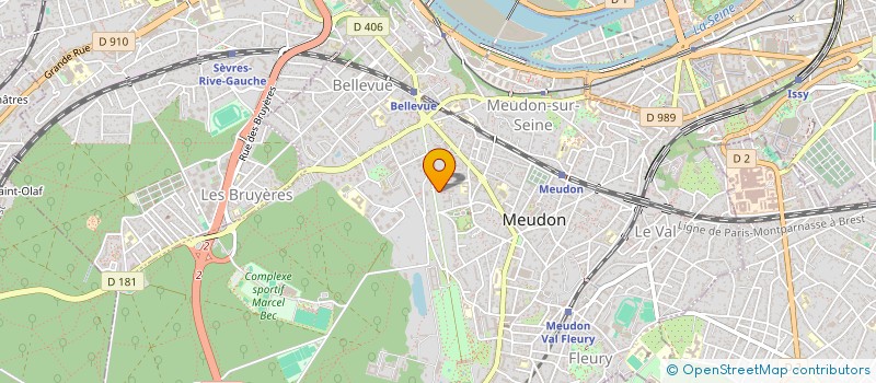 localisation de l'entreprise SYND COPR 41 TER AV DU CHATEAU à MEUDON