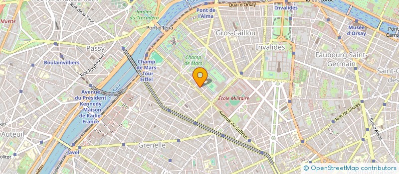 localisation de l'entreprise SYND.COPR. 42 AV CHARLES FLOQUET 75007 P  PARIS