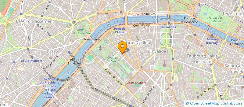 localisation de l'entreprise SYND COPR 42 AV DE LA BOURDONNAIS PARIS  PARIS