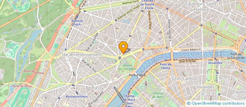 localisation de l'entreprise SYND COPR 42 AV MOZART 75016    PARIS RE  PARIS