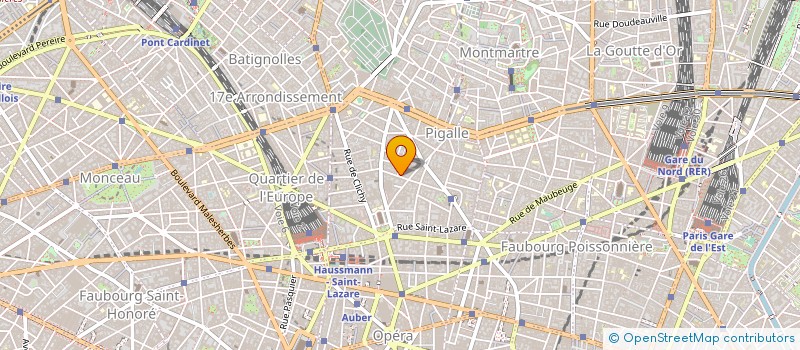 localisation de l'entreprise SYND.COPR. 42 R LA BRUYERE 75009 PARIS R  PARIS