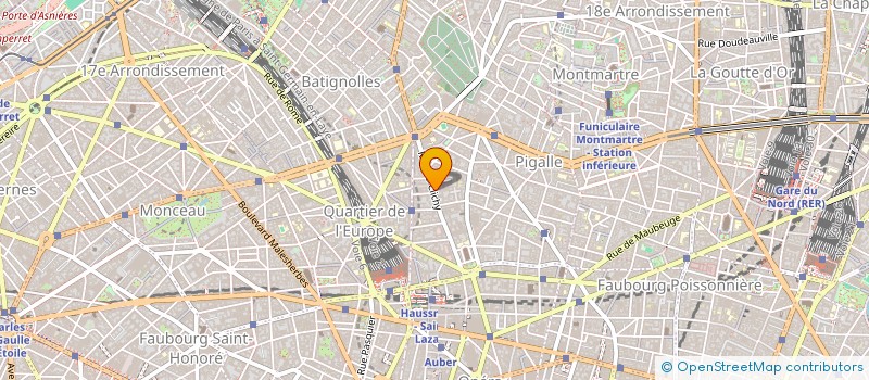 localisation de l'entreprise SYND.COPR. 42 RUE DE DUNKERQUE PARIS 9 R  PARIS