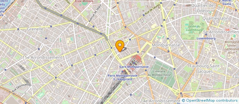 localisation de l'entreprise SYND COPR 42 RUE FALGUIERE 75015 PARIS  PARIS