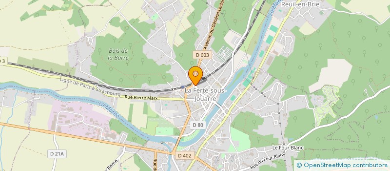 localisation de l'entreprise SYND COPR 42 RUE FAUVET LA FERTE à LA FERTE-SOUS-JOUARRE