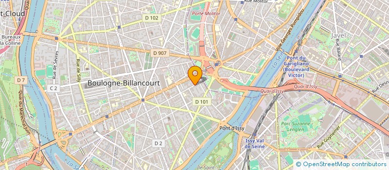 localisation de l'entreprise SYND.COPR. 42 RUE MARCEL DASSAULT à BOULOGNE-BILLANCOURT