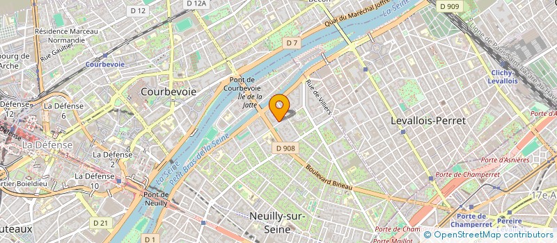 localisation de l'entreprise SYND COPR 43-45 BD DE LA SAUSSAYE à NEUILLY-SUR-SEINE