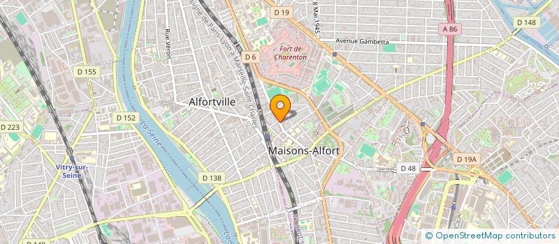 localisation de l'entreprise SYND.COPR. 43 AV. GAL DE GAULLE 94 MAISO à MAISONS-ALFORT