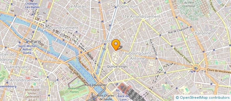 localisation de l'entreprise SYND.COPR. 43 RUE DE CHARENTON 75012 PARIS  PARIS