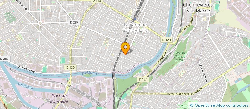 localisation de l'entreprise SYND.COPR. 43 TER RUE ST HILAIRE à SAINT-MAUR-DES-FOSSES