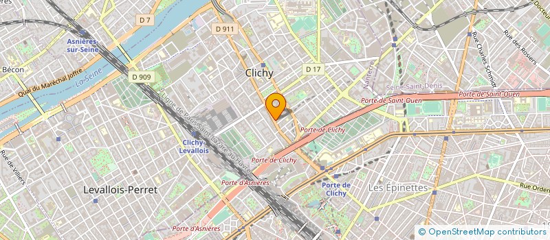 localisation de l'entreprise SYND COPR à CLICHY